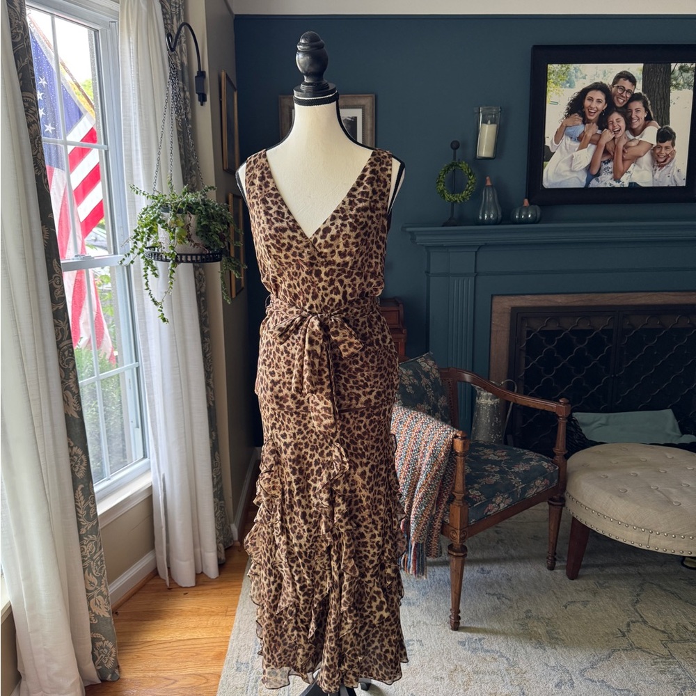 Lauren Ralph Lauren Leopard 2-piece dress co-ord ensemble